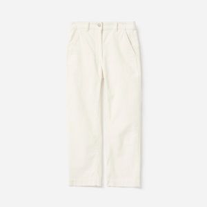Everlane Corduroy Straight Leg Crop (Bone)